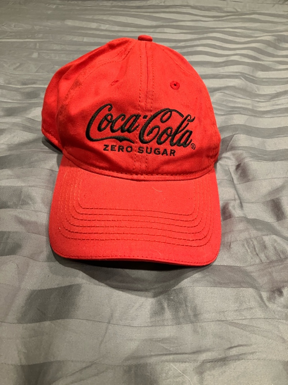Coca Cola Red Baseball Cap with Black Logo